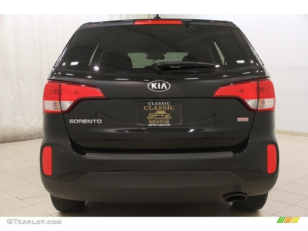 2014 Sorento LX - Ebony Black / Black photo #18