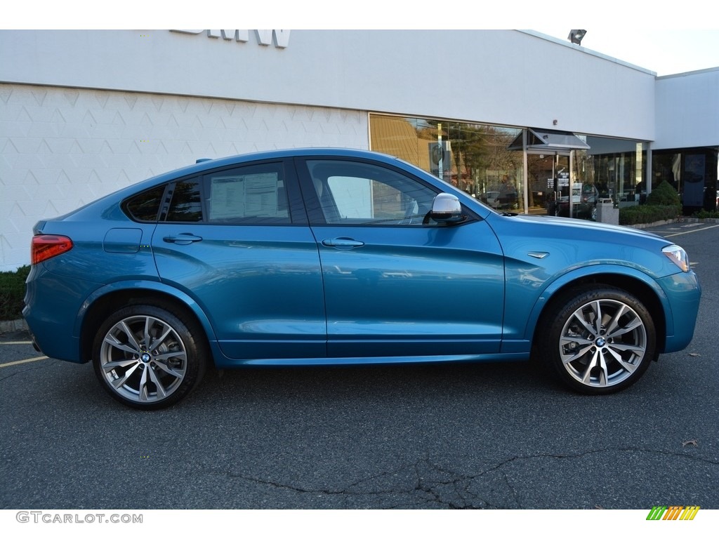 Long Beach Blue Metallic 2016 BMW X4 M40i Exterior Photo #117067428