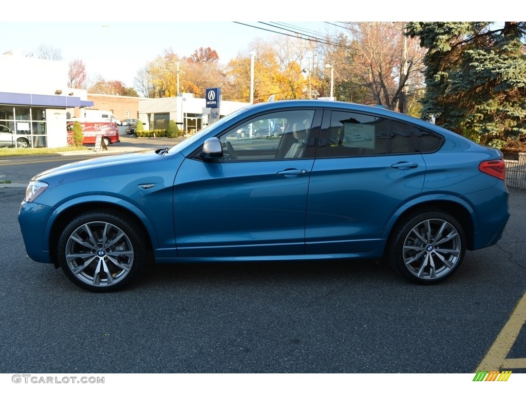 Long Beach Blue Metallic 2016 BMW X4 M40i Exterior Photo #117067509