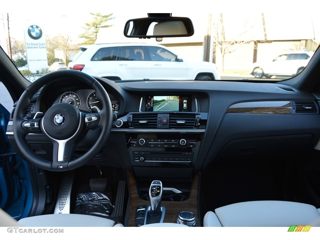 2016 BMW X4 M40i Ivory White Dashboard Photo #117067737
