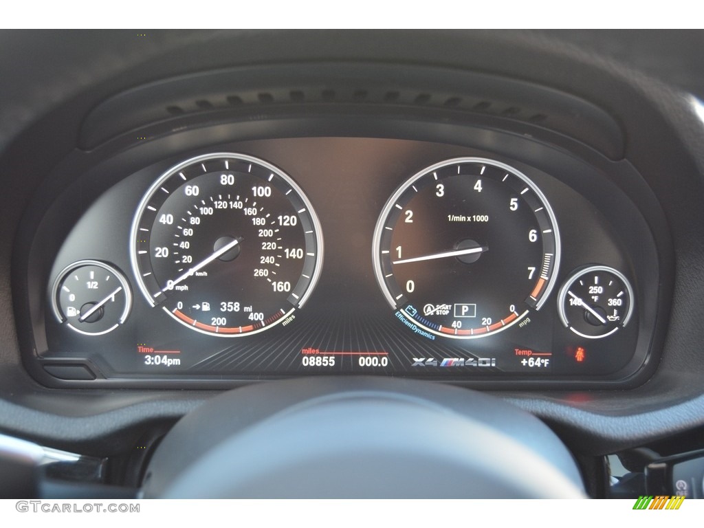 2016 BMW X4 M40i Gauges Photos