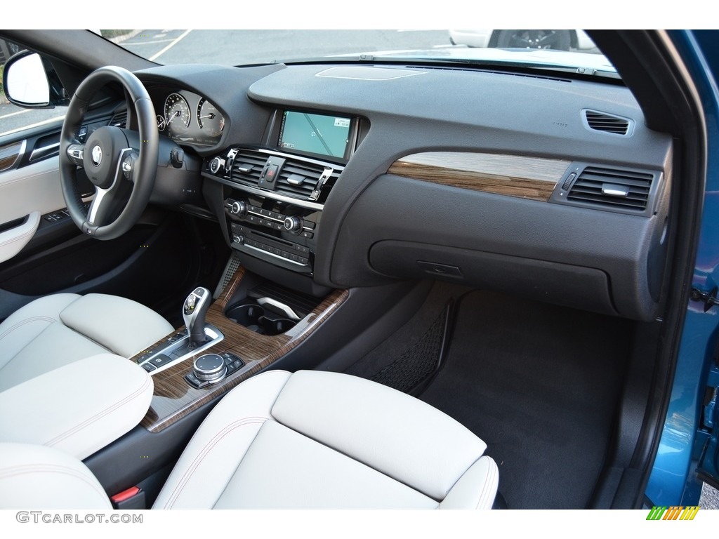 2016 BMW X4 M40i Ivory White Dashboard Photo #117068019