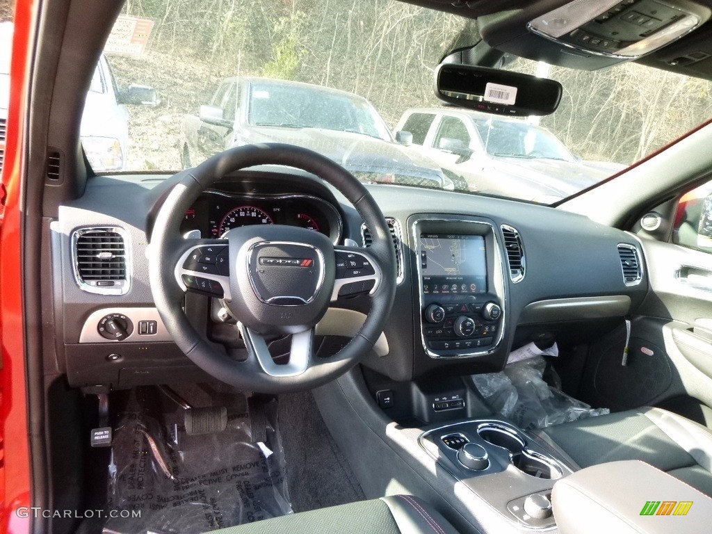 2017 Dodge Durango R/T AWD Black Dashboard Photo #117069051