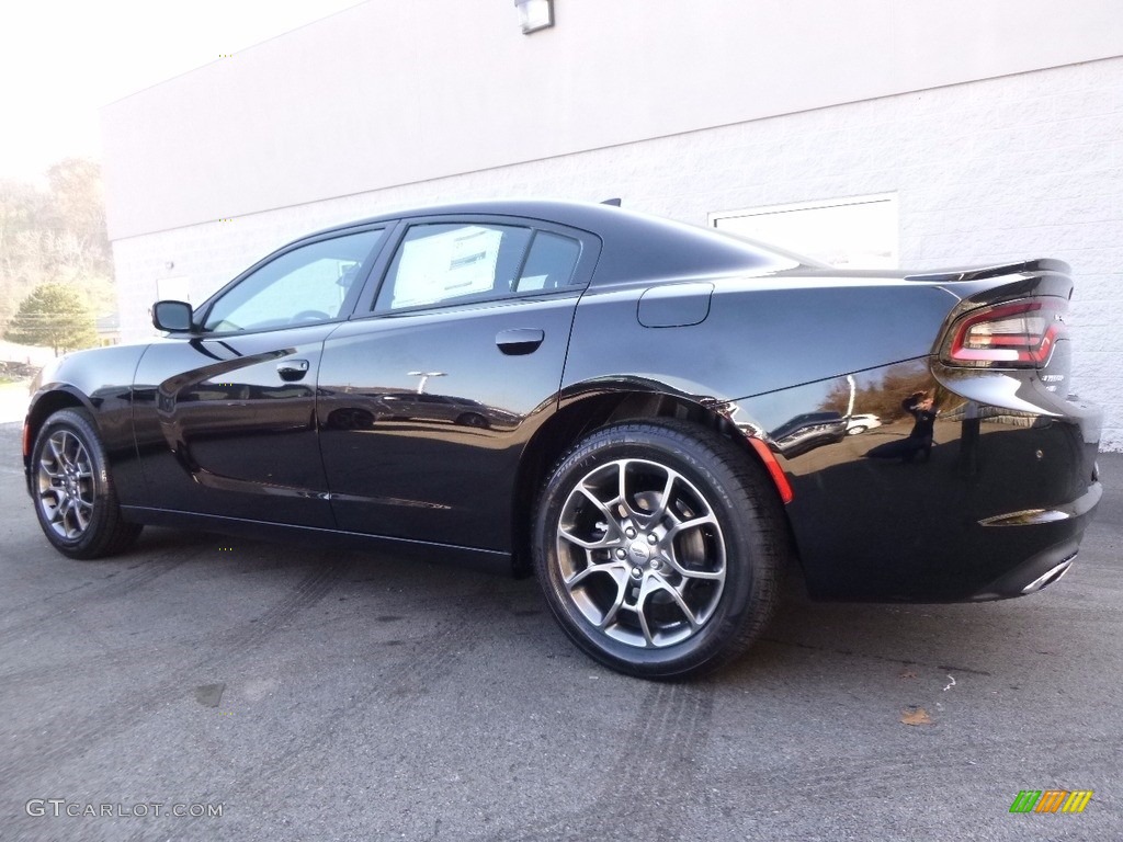 Pitch-Black 2017 Dodge Charger SXT AWD Exterior Photo #117069840