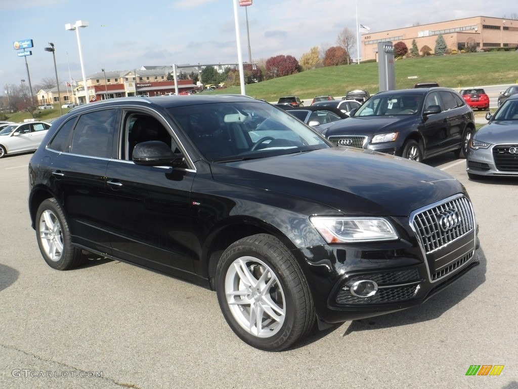 2016 Q5 3.0 TFSI Premium Plus quattro - Mythos Black Metallic / Black photo #9