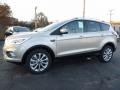 2017 White Gold Ford Escape Titanium 4WD  photo #5