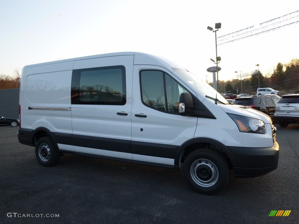 Oxford White 2017 Ford Transit Van 350 MR Long Exterior Photo #117071027