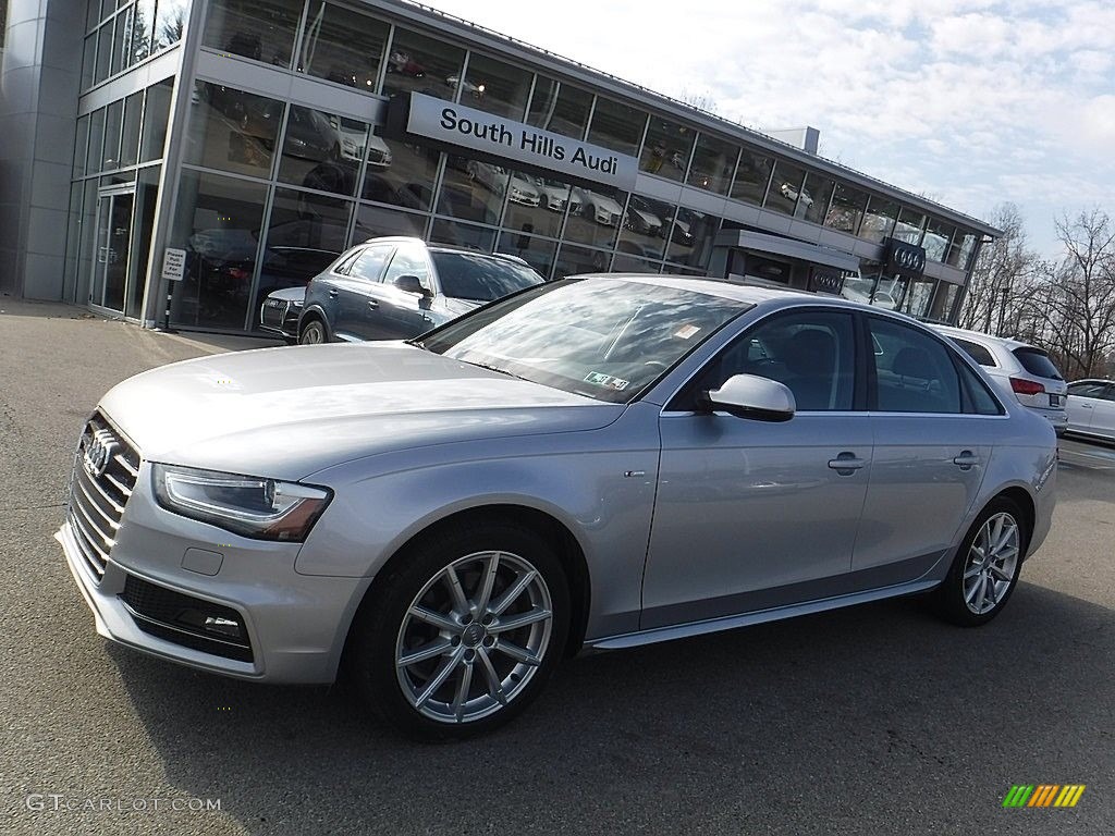 2016 A4 2.0T Premium quattro - Florett Silver Metallic / Black photo #1