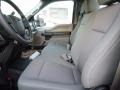 Medium Earth Gray 2017 Ford F250 Super Duty XL Regular Cab 4x4 Plow Truck Interior Color