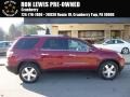 Red Jewel Tintcoat 2010 GMC Acadia SLT AWD