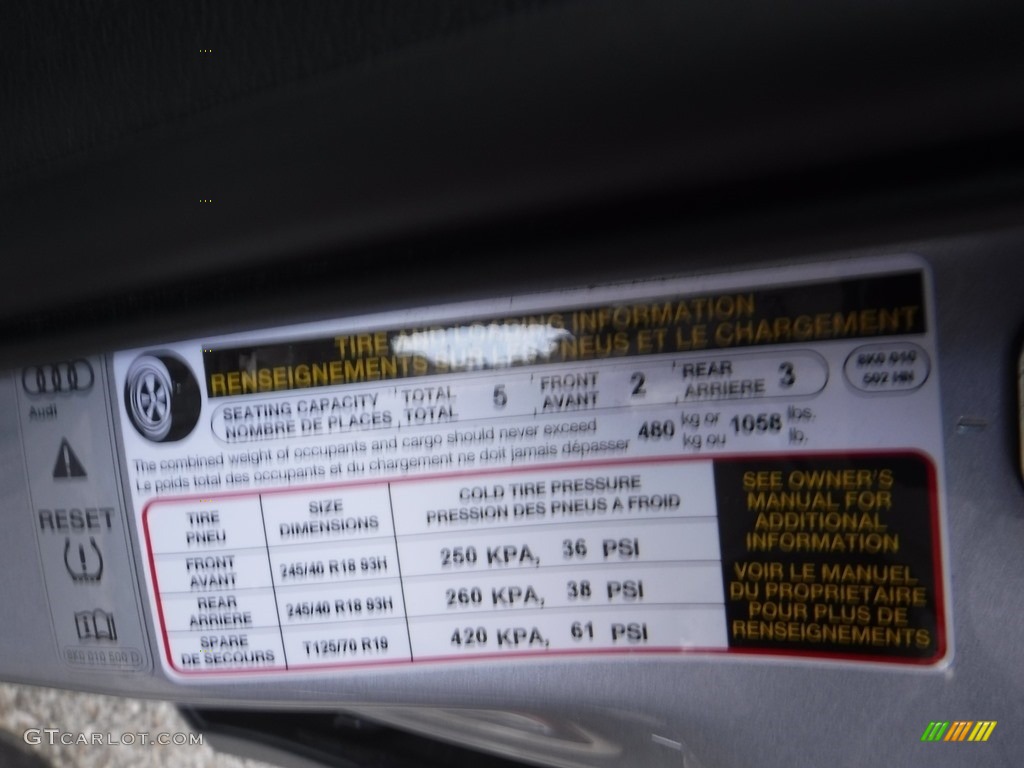 2016 A4 2.0T Premium quattro - Florett Silver Metallic / Black photo #41