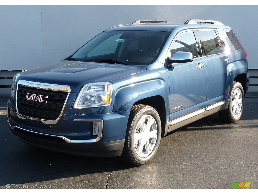 2017 Terrain SLE AWD - Slate Blue Metallic / Jet Black photo #1