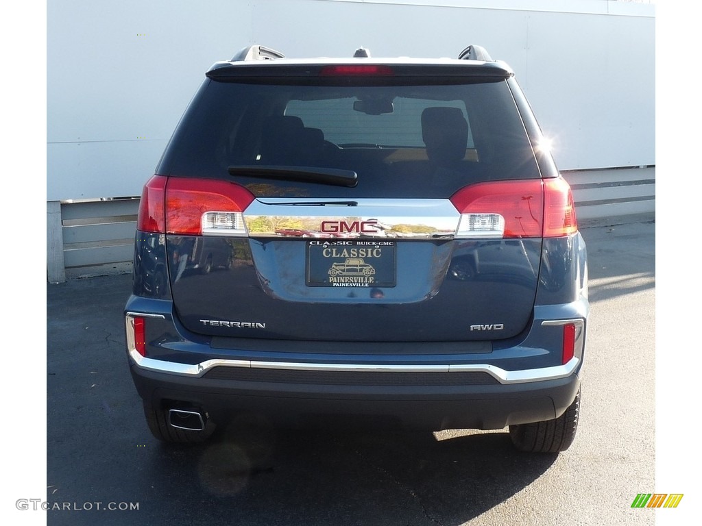 2017 Terrain SLE AWD - Slate Blue Metallic / Jet Black photo #3