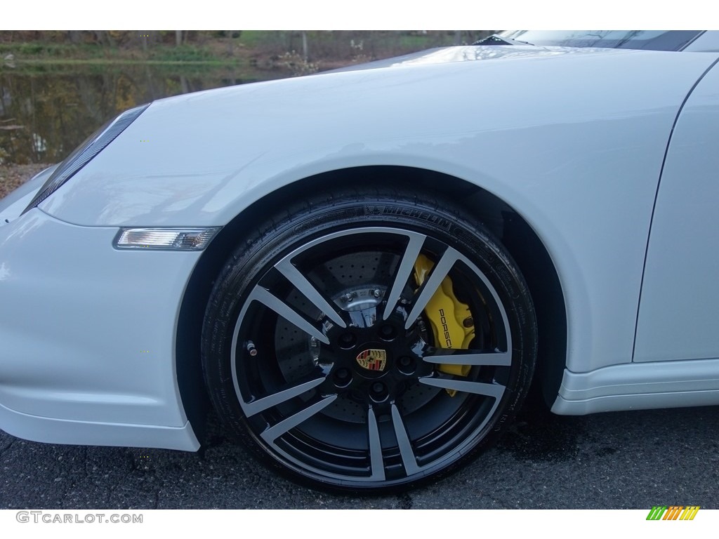 2012 911 Turbo S Cabriolet - Carrara White / Black photo #10