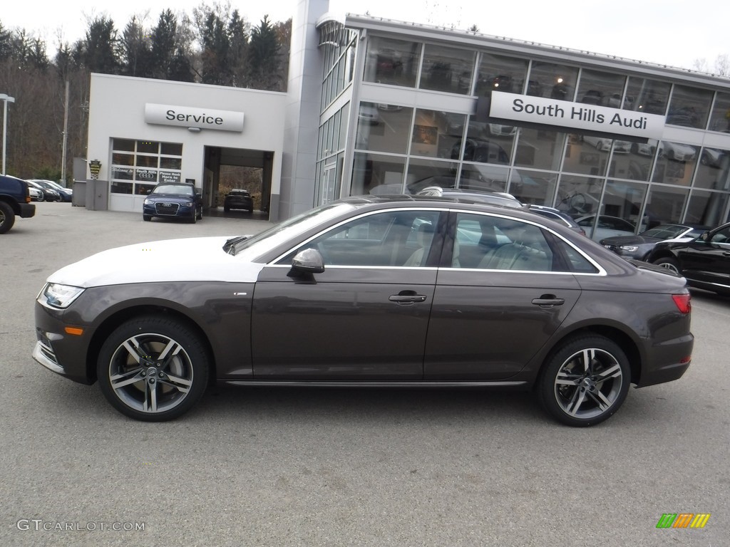 2017 A4 2.0T Premium Plus quattro - Argus Brown Metallic / Atlas Beige photo #2