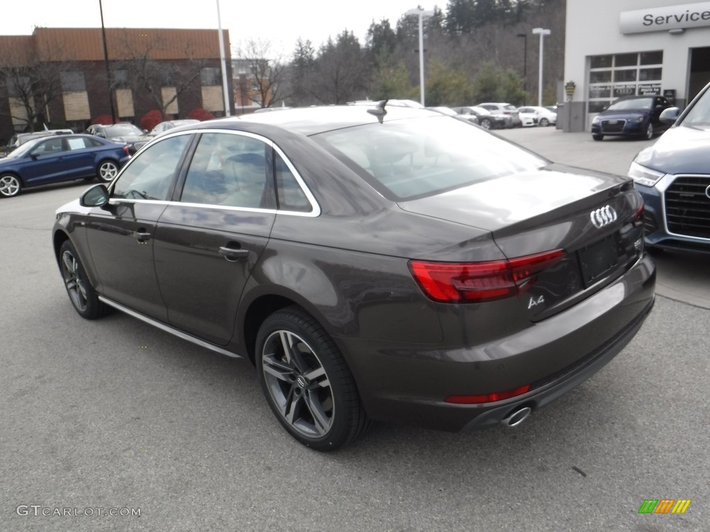 2017 A4 2.0T Premium Plus quattro - Argus Brown Metallic / Atlas Beige photo #15