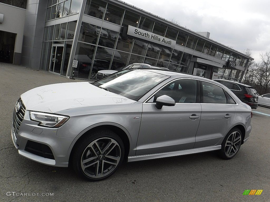 2017 A3 2.0 Premium quttaro - Florett Silver Metallic / Black photo #1
