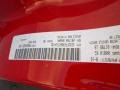 PR1: Rosso (Red) 2017 Fiat 500 Pop Color Code
