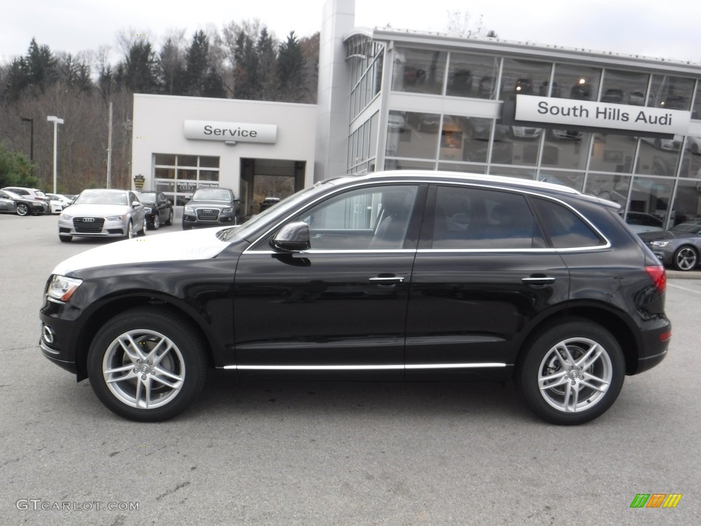 2017 Q5 2.0 TFSI Premium Plus quattro - Mythos Black Metallic / Black photo #2