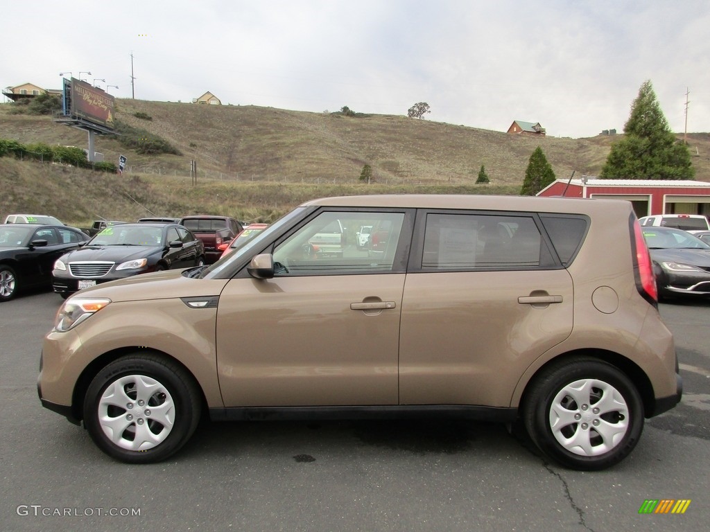 2014 Soul 1.6 - Latte Brown / Black Diamond Woven Cloth photo #4