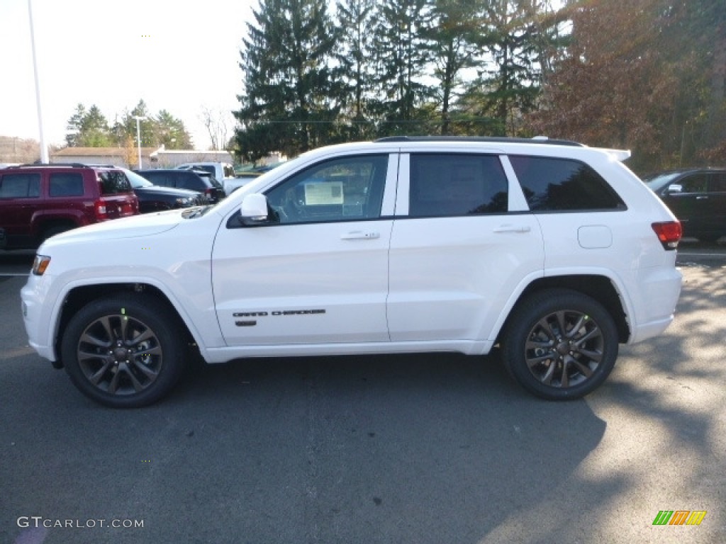 2017 Grand Cherokee Limited 75th Annivesary Edition 4x4 - Bright White / Black photo #2