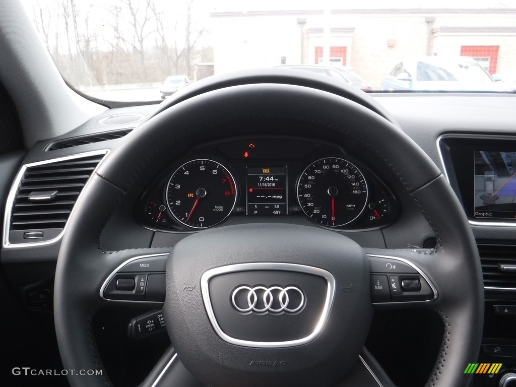 2017 Q5 2.0 TFSI Premium Plus quattro - Mythos Black Metallic / Black photo #30