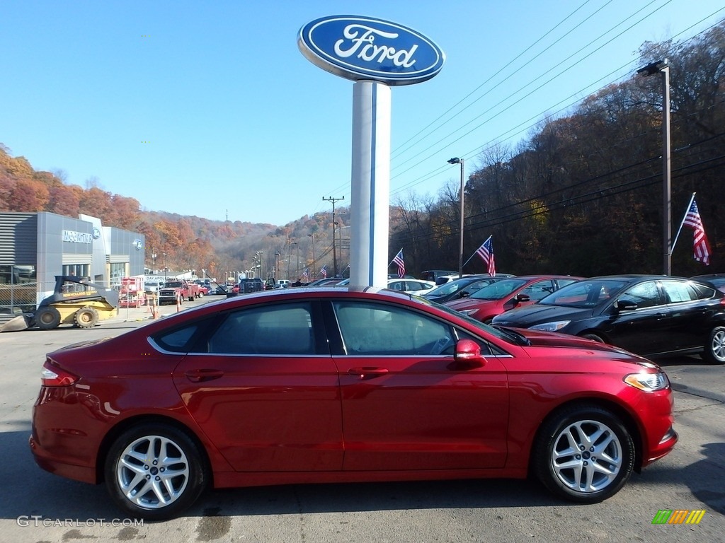 Ruby Red Ford Fusion