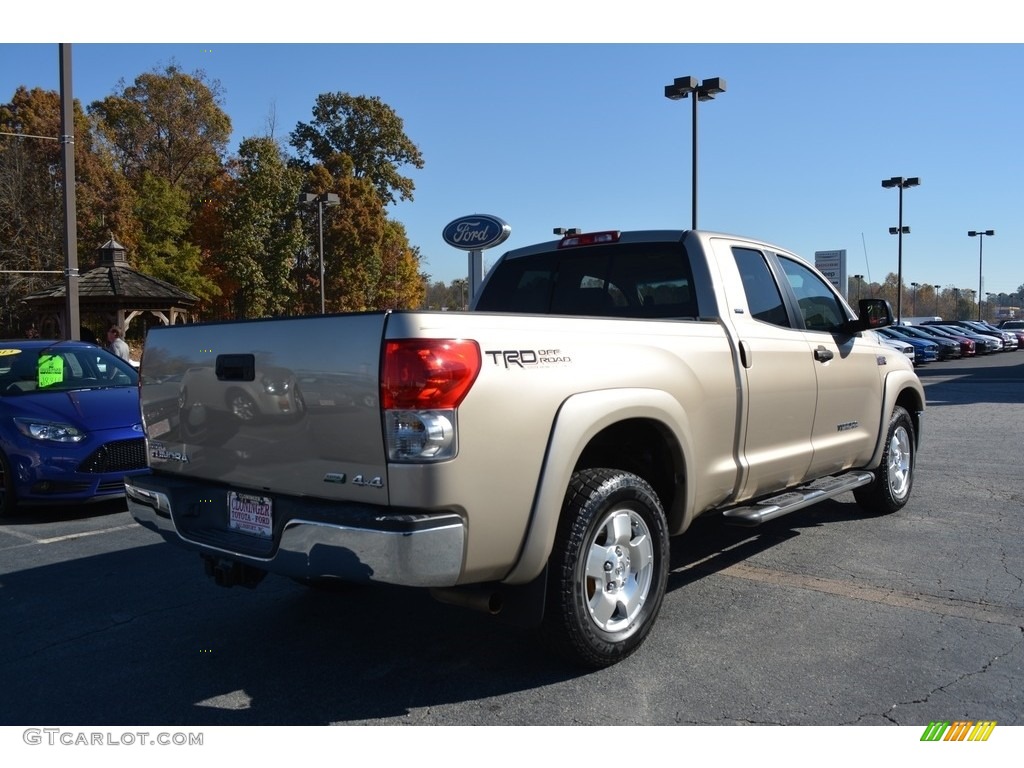 2009 Tundra SR5 Double Cab 4x4 - Desert Sand Mica / Sand photo #3