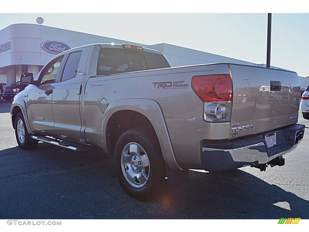 2009 Tundra SR5 Double Cab 4x4 - Desert Sand Mica / Sand photo #5