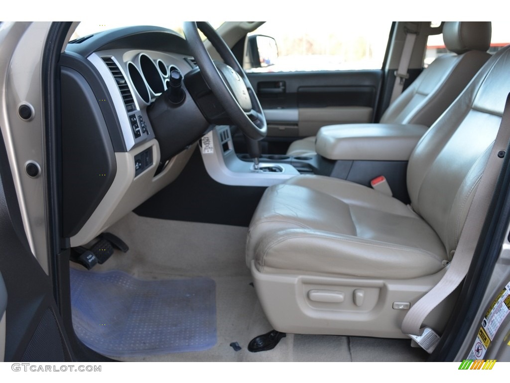 2009 Tundra SR5 Double Cab 4x4 - Desert Sand Mica / Sand photo #11