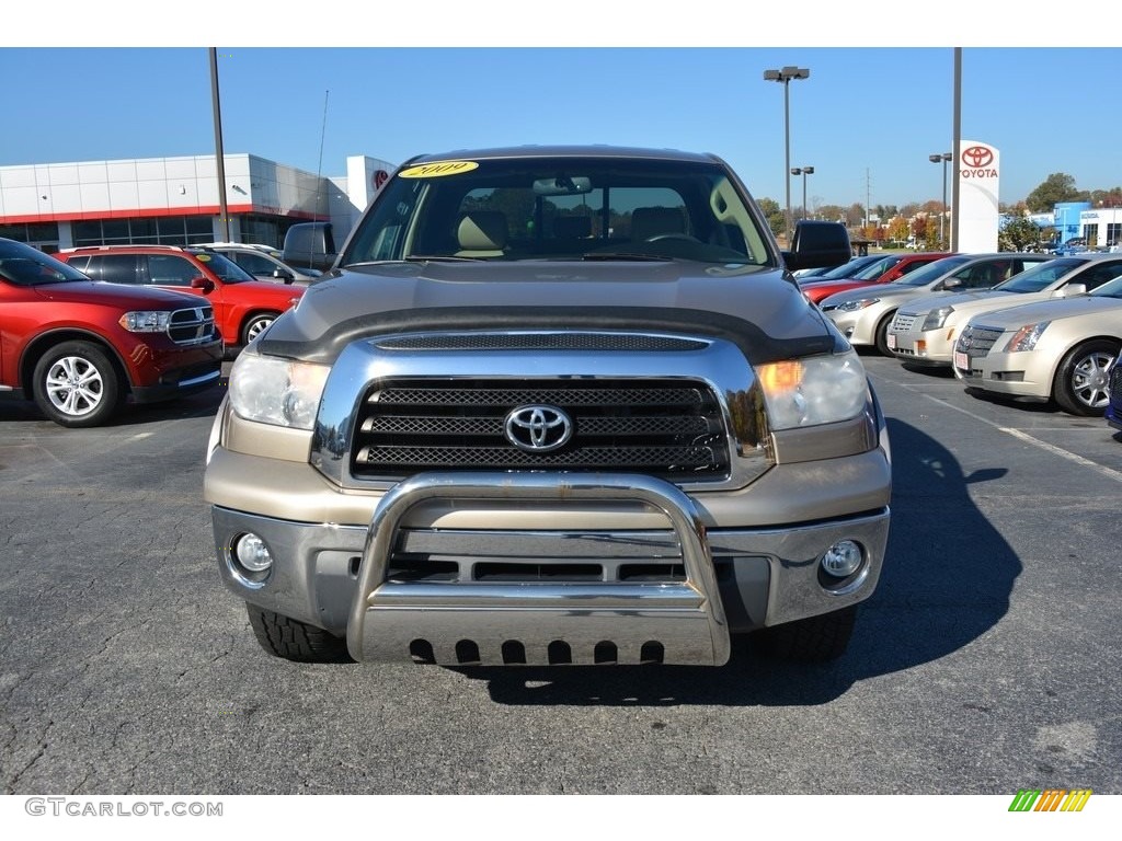 2009 Tundra SR5 Double Cab 4x4 - Desert Sand Mica / Sand photo #26