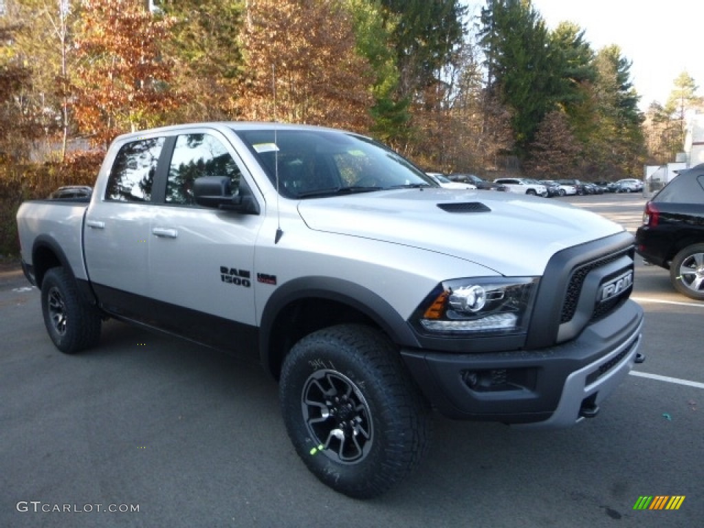 Bright Silver Metallic 2017 Ram 1500 Rebel Crew Cab 4x4 Exterior Photo #117080925