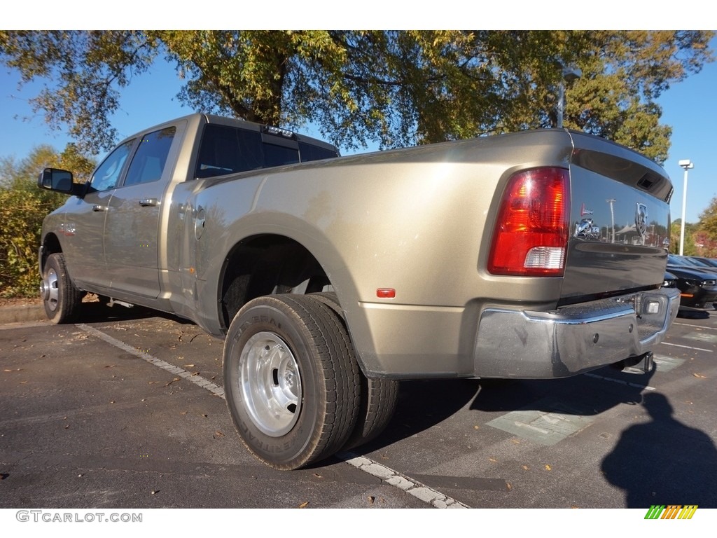 2014 3500 Big Horn Crew Cab 4x4 Dually - Prairie Pearl / Black/Diesel Gray photo #2