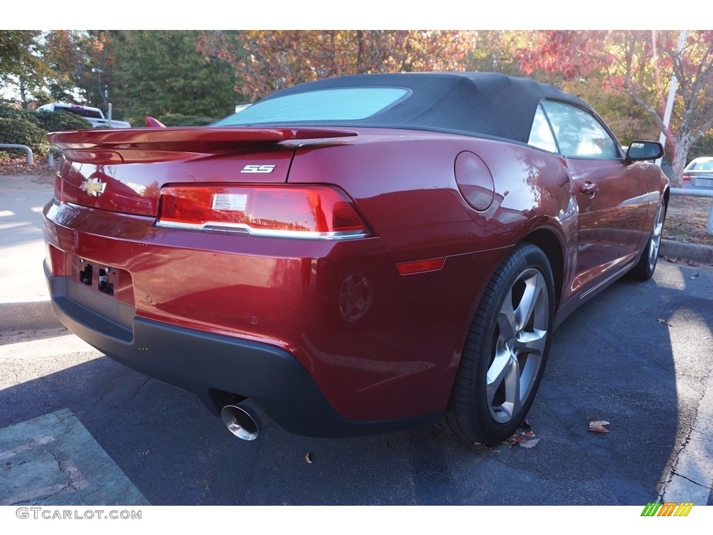 2015 Camaro SS Convertible - Red Rock Metallic / Black photo #3