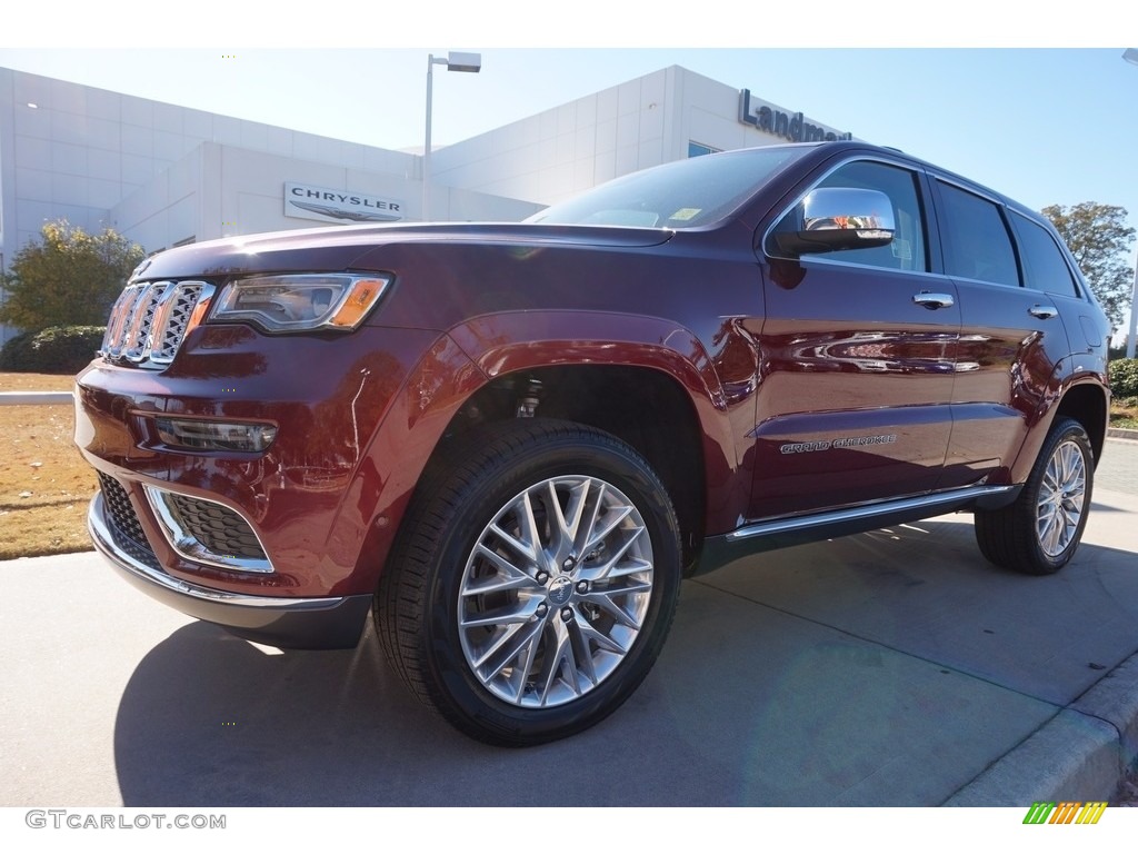 2017 Grand Cherokee Summit 4x4 - Velvet Red Pearl / Dark Sienna Brown/Black photo #1