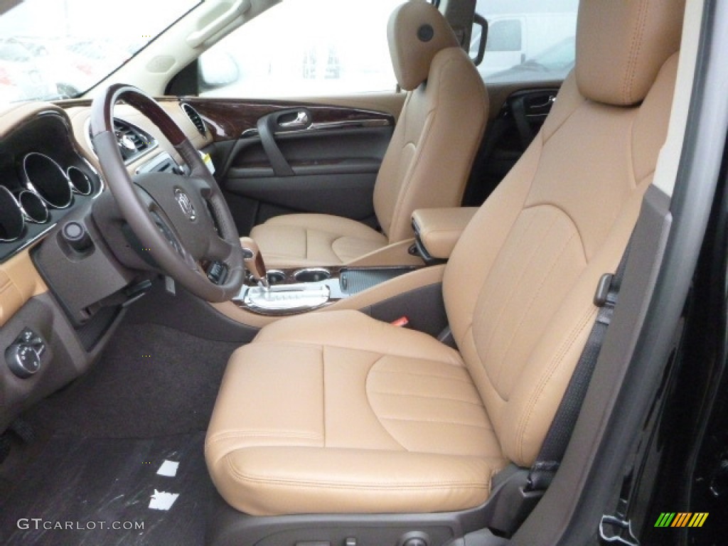 2017 Enclave Leather AWD - Ebony Twilight Metallic / Choccachino photo #13