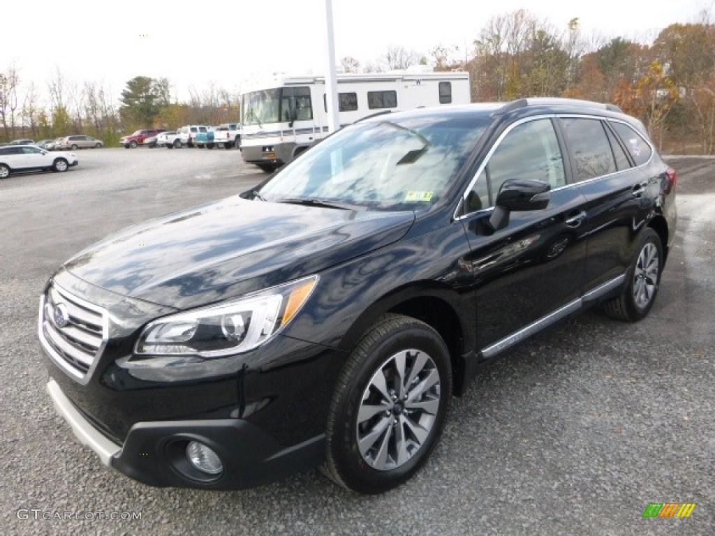 Crystal Black Silica 2017 Subaru Outback 3.6R Touring Exterior Photo #117087396