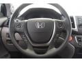 2017 Honda Ridgeline Black/Gray Interior Steering Wheel Photo