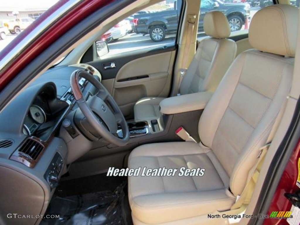 2008 Taurus Limited AWD - Merlot Metallic / Camel photo #12