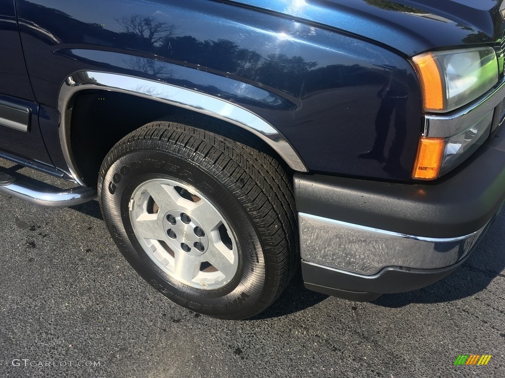 2005 Silverado 1500 LS Crew Cab 4x4 - Dark Blue Metallic / Dark Charcoal photo #20