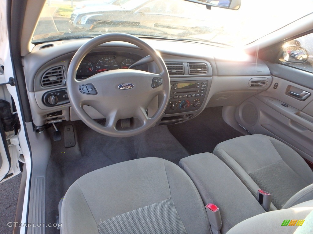 2003 Taurus SES - Vibrant White / Medium Graphite photo #10