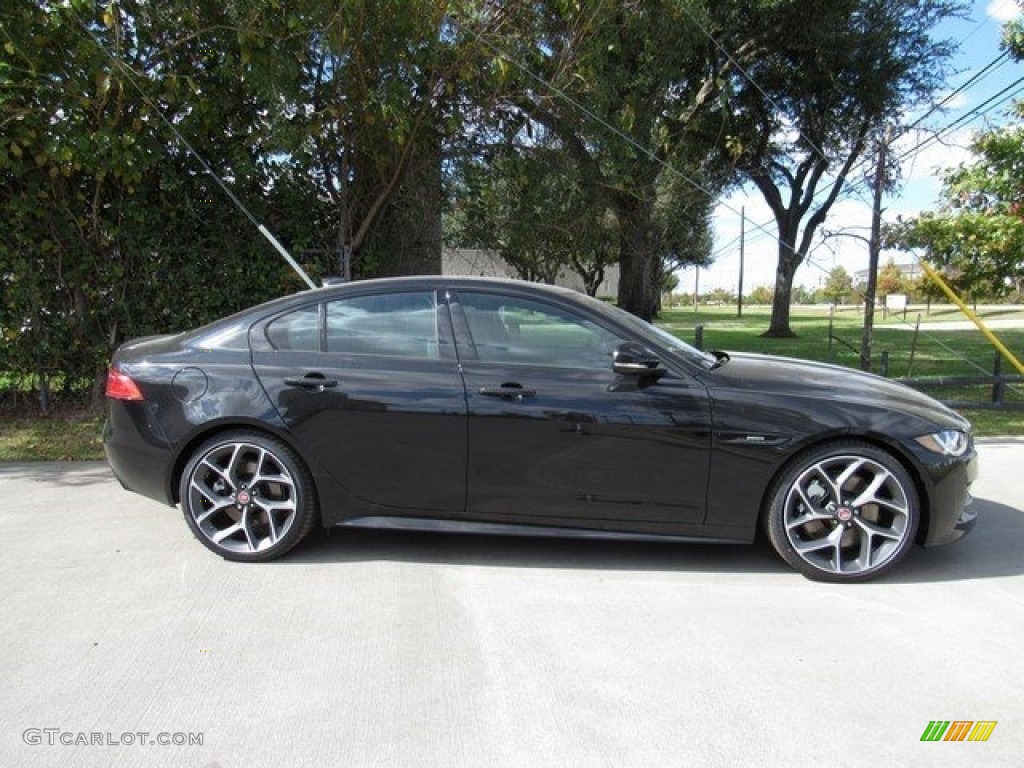 Ultimate Black 2017 Jaguar XE 35t R-Sport Exterior Photo #117092107