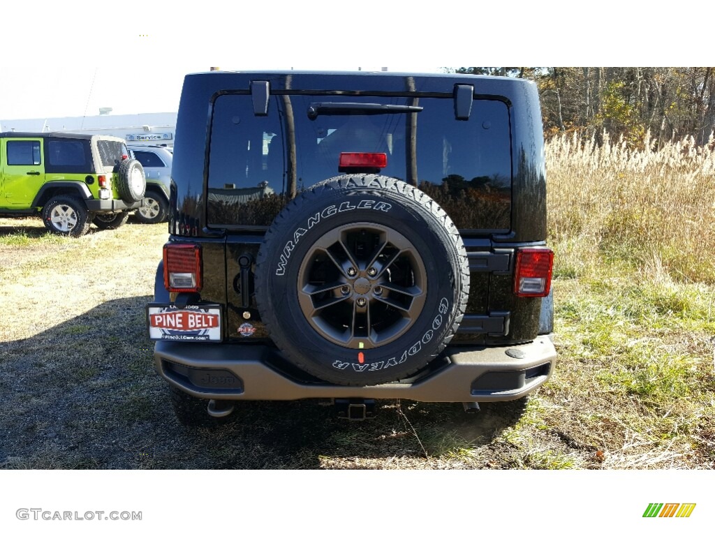 2017 Wrangler 75th Anniversary Edition 4x4 - Black / Black/Dark Saddle photo #5