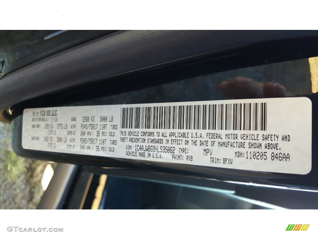 2017 Wrangler 75th Anniversary Edition 4x4 - Black / Black/Dark Saddle photo #7