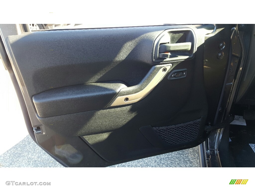 2017 Wrangler 75th Anniversary Edition 4x4 - Granite Crystal Metallic / Black/Dark Saddle photo #6