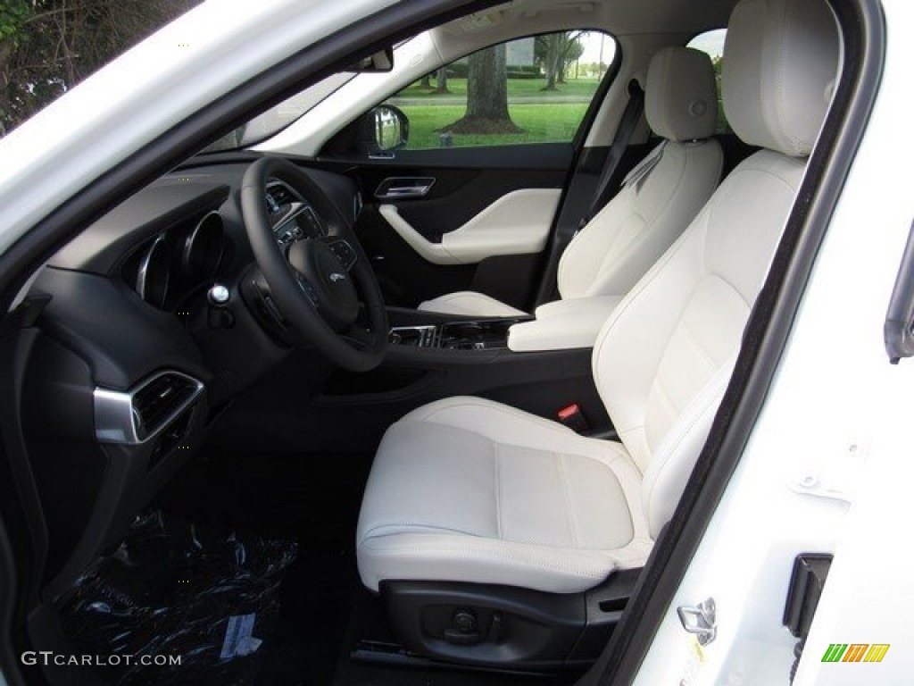 Light Oyster w/Pistachio Interior 2017 Jaguar F-PACE 35t AWD Prestige Photo #117093958
