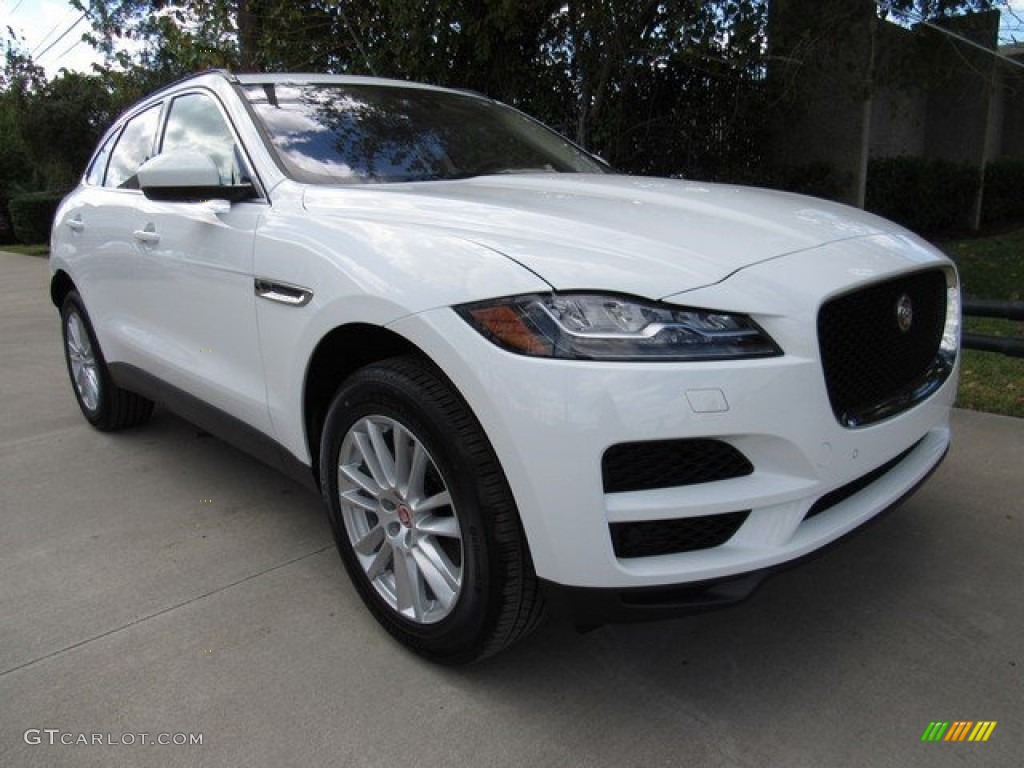 Polaris White 2017 Jaguar F-PACE 20d AWD Prestige Exterior Photo #117094318