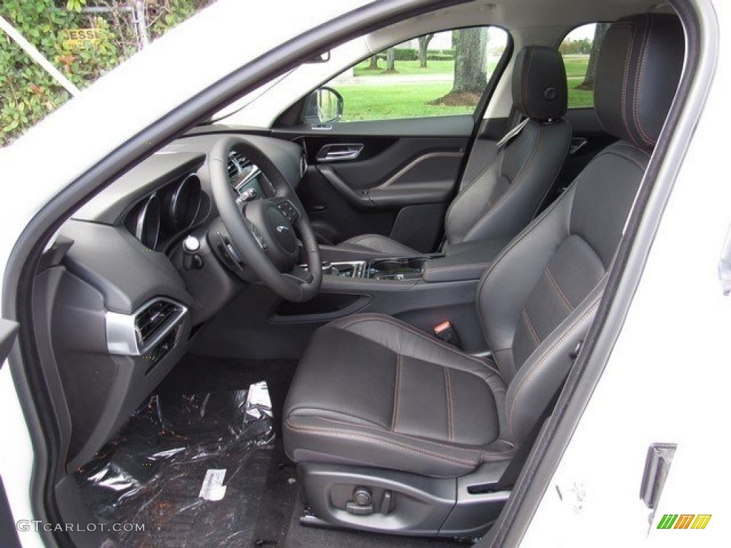 Jet Interior 2017 Jaguar F-PACE 20d AWD Prestige Photo #117094342