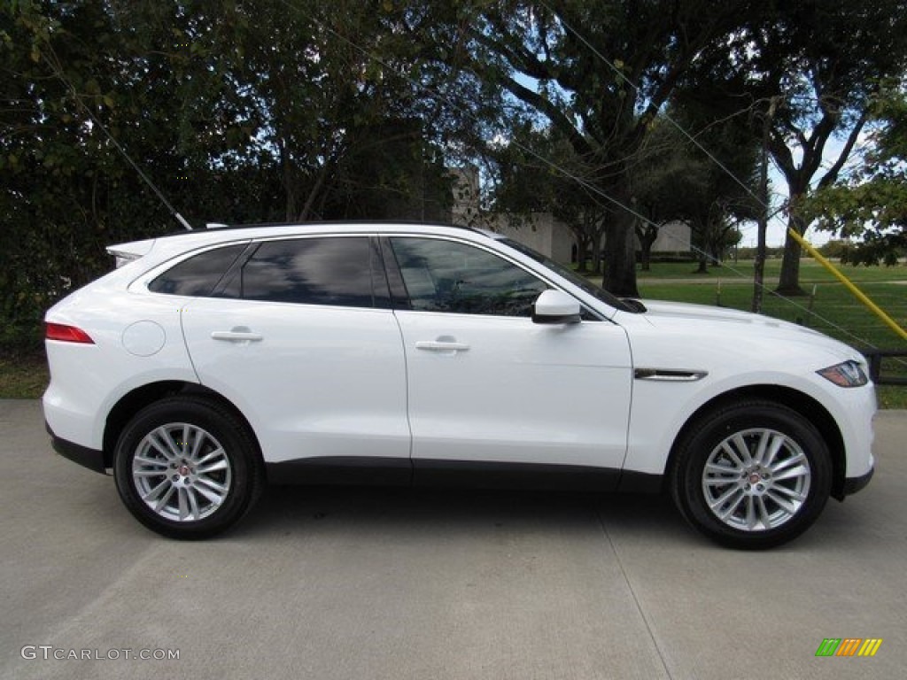 Polaris White 2017 Jaguar F-PACE 20d AWD Prestige Exterior Photo #117094396