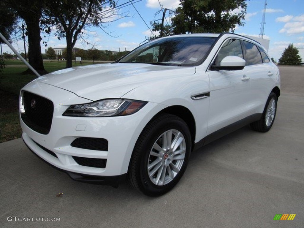 Polaris White 2017 Jaguar F-PACE 20d AWD Prestige Exterior Photo #117094474